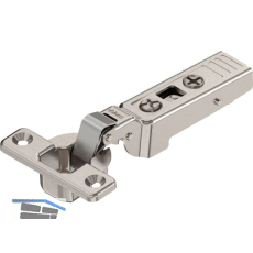 BLUM CLIP top Minischarnier 94�, 9,5mm gekr�pft mit Feder, Schrauben