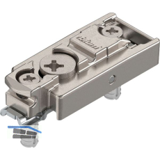 BLUM CLIP Exzenter Montageplatte gerade, Zink, EXPANDO, Distanz 3 mm