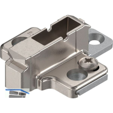 BLUM CLIP Kreuzmontageplatte, Zink, Systemschrauben Distanz 9 mm