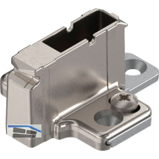 BLUM CLIP Kreuzmontageplatte, Zink, Schrauben, Distanz 18 mm