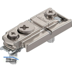 BLUM CLIP Exzenter Montageplatte gerade, Zink, EXPANDO, Distanz 0 mm