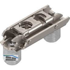 BLUM CLIP Exzenter Montageplatte gerade, Stahl, Einpressen, Distanz 0 mm