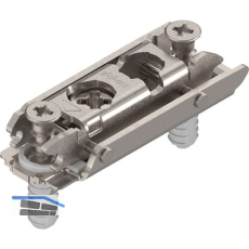 BLUM CLIP Exzenter Montageplatte gerade, Stahl, EXPANDO, Distanz 0 mm