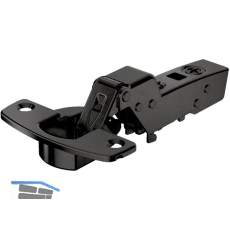 HETTICH SENSYS 8645i TH 52 Topfscharnier einliegend ged�mpft �W 110� schwarz