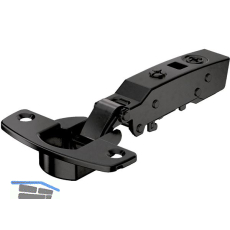 HETTICH SENSYS 8631i TH 52 Profilt�rscharnier aufliegend ged�mpft �W 95� schwarz