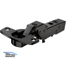 HETTICH SENSYS 8631i TH 52 Profilt�rscharnier einliegend ged�mpft �W 95� schwarz