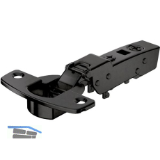 HETTICH SENSYS 8661 TH 52 Profilt�rscharnier halbaufliegend �W 95� schwarz