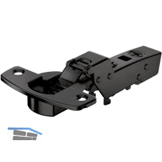 HETTICH SENSYS 8661 TH 52 Profilt�rscharnier einliegend �W 95� schwarz