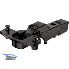 HETTICH SENSYS 8661 TH 58 Profilt�rscharnier einliegend �W 95� schwarz
