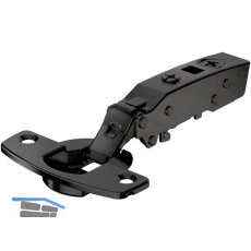 HETTICH SENSYS 8646i TH 52 D�nnt�rscharnier aufliegend ged�mpft �W 110� schwarz