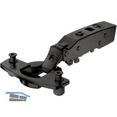 HETTICH SENSYS 8676 TH 58 D�nnt�rscharnier aufliegend �W 110� schwarz