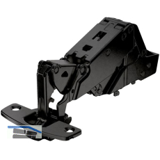 HETTICH SENSYS 8657i TH52 Null-Einsprungscharnier halbaufliegend �W 165� schwarz