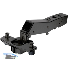 HETTICH SENSYS 8639i TH58 Winkelscharnier 45� aufliegend ged�mpft �W 95� schwarz
