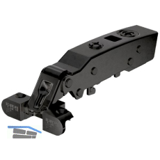 HETTICH SENSYS 8638i Alurahmenscharnier aufliegend ged�mpft �W 95� schwarz