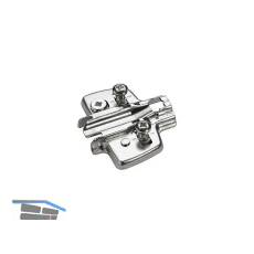 HETTICH Exzenter Kreuzmontageplatte Mittelseite, Systemschraube, Distanz 5 mm