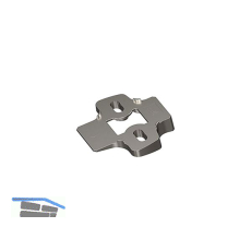 HETTICH Winkeladapter zu Kreuzmontageplatte 15�