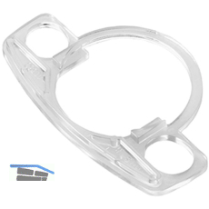 HETTICH Sensys Bohrtiefenreduzierung 1,8 mm, Kunststoff transparent