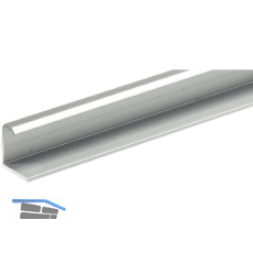 HETTICH Schiebet�r-Korpusabschlussleiste hintere T�r 2100 mm, Aluminium