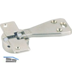 HETTICH Lisenenscharnier mit Federsystem vernickelt