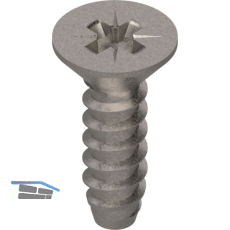 BLUM Befestigungsschraube Senkkopf, 3,5x12 mm, PZ, Stahl vernickelt