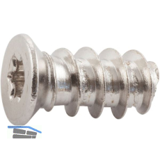 Systemschraube Senkkopf 6,3x11 mm,TX 20, Stahl vernickelt