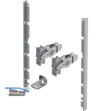 HETTICH AvanTech YOU Frontverbinder Zarge Innenfrontprofil H 187 silber
