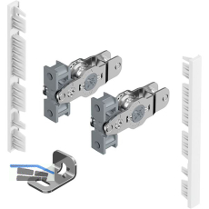 HETTICH AvanTech YOU Frontverbinder Zarge Innenfrontprofil H 101 wei�