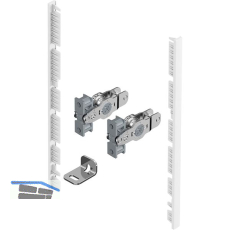 HETTICH AvanTech YOU Frontverbinder Zarge Innenfrontprofil H 187 wei�