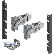 HETTICH AvanTech YOU Frontverbinder Zarge Innenfrontprofil H 101 anthrazit