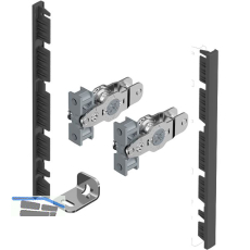 HETTICH AvanTech YOU Frontverbinder Zarge Innenfrontprofil H 139 anthrazit