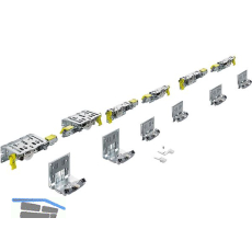 HETTICH TopLine XL Schiebet�rbeschlag-Set 1350 x 3000, 3-t�rig 18-30 mm