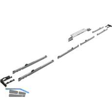 HETTICH TopLine XL Silent System D�mpfungs-Set, 3-t�rig 15-35 kg, schwarz