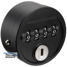 HETTICH Zahlenschloss 60 Fixcode, Zamak/Kunststoff schwarz