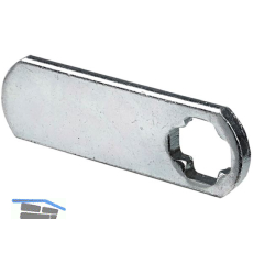 HETTICH Schlossriegel flach T�rst�rke 0,7 - 8 mm, Stahl vernickelt