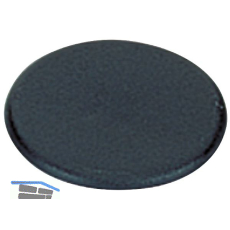 HETTICH RASTEX 25 Abdeckkappe ohne Abdeckrand, Kunststoff schwarz