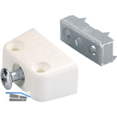 HETTICH Verbindungsbeschlag Trapez TZ 4 Kunststoff wei�