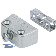 HETTICH Verbindungsbeschlag Trapez TZ 4 STD Zink vernickelt