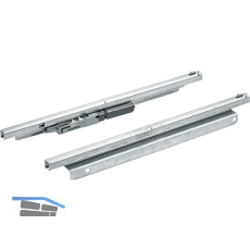 HETTICH SmarTray Q12 Auszugsf�hrung mit Silent System; Stahl verzinkt