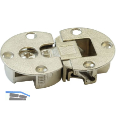 GRIMME Klappenband, 2-teilig, Zink vernickelt