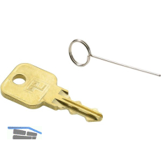HETTICH Not�ffnungsschl�ssel und Codefindernadel - Fixcode, Stahl vernickelt