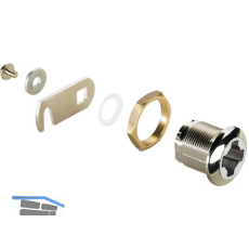 HETTICH PRESTIGE 2000 Zylinder-Riegelschloss Dornma� 20 mm, Stahl vernickelt