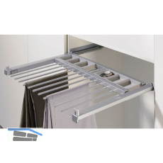 HETTICH Hosenhalter Amari 200 Lichte 800 - 900 mm Stahl silber