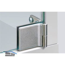 HETTICH Glast�rscharnier ET 5150 Set, Glas bis 6,3 mm; 40x30 mm, Zink vern. matt