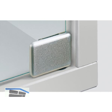 HETTICH Glast�rscharnier ET 150 Set, Glas bis 5,2 mm; 36x25 mm, Zink vern. matt