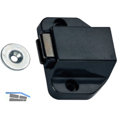 HETTICH Druckmagnetschnapper D7 / GP9, Kunststoff schwarz