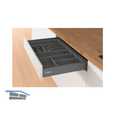 HETTICH OrgaTray 440 Besteckeinsatz T 441 - 520/Nennbreite 500 mm Anthrazit