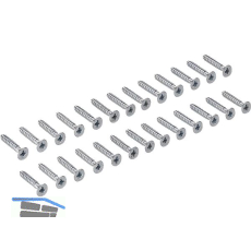 HETTICH SlideLine M Schraubenset f�r Laufprofilbefestigung f�r Boden 25 mm