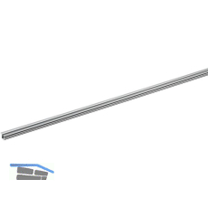 HETTICH SlideLine M Laufprofil 1-L�ufig Einpressmontage 4000 mm, Alu eloxiert