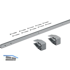 HETTICH SlideLine M Profil vorlaufend 1 Laufschiene H�he 16 mm, L�nge 4000 mm