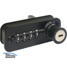 HETTICH Container-Zahlenschloss SysTop2000, schwarz